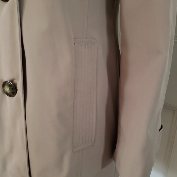 London Fog cozy trench raincoat waterproof - Picture 5 of 16